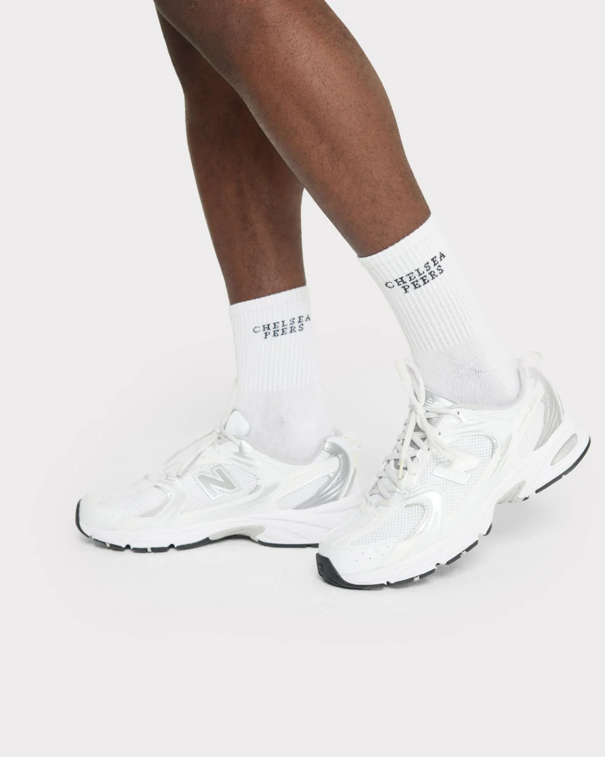 Jacquard Logo Crew Socks - Image 4