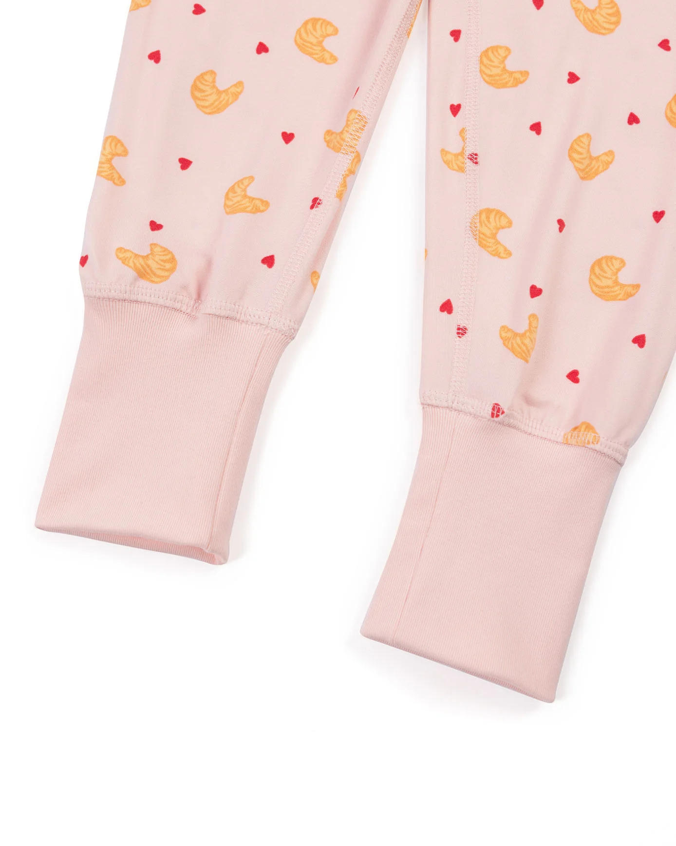 Kids Croissant Print Long Pyjama Set - Image 3