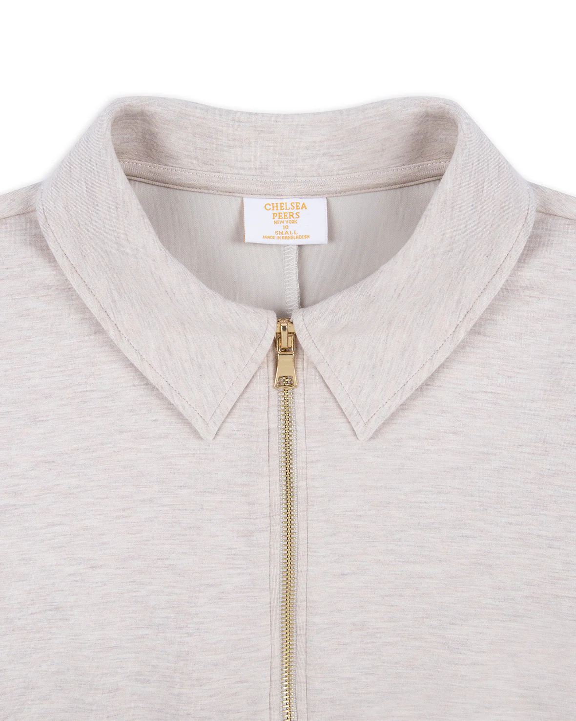 LuxeComfort Scuba Short Playsuit - Beige Marl - Image 8