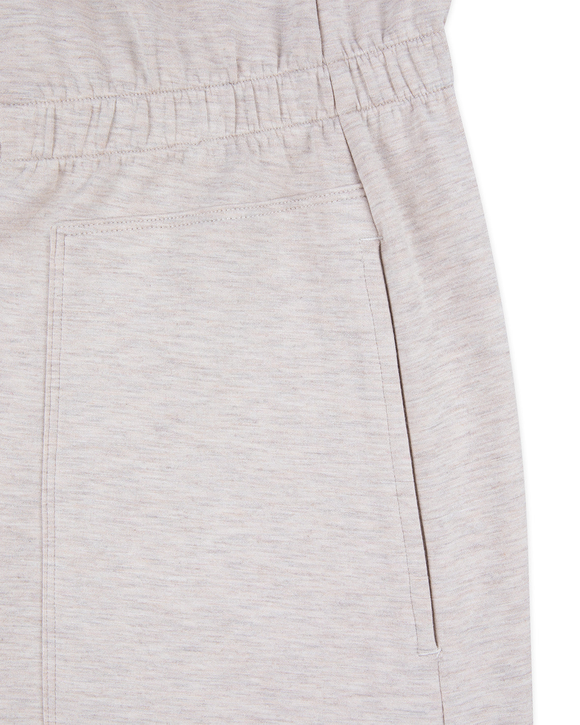 LuxeComfort Scuba Short Playsuit - Beige Marl - Image 9