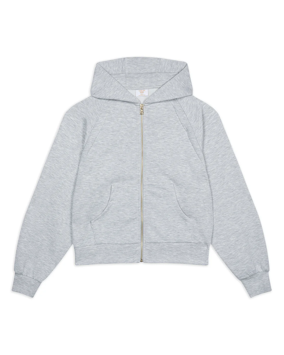LuxeComfort Scuba Zip Hoodie - Grey Marl - Image 11