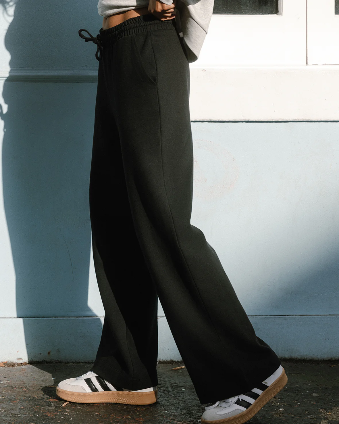 Organic Cotton Joggers - Black - Image 3
