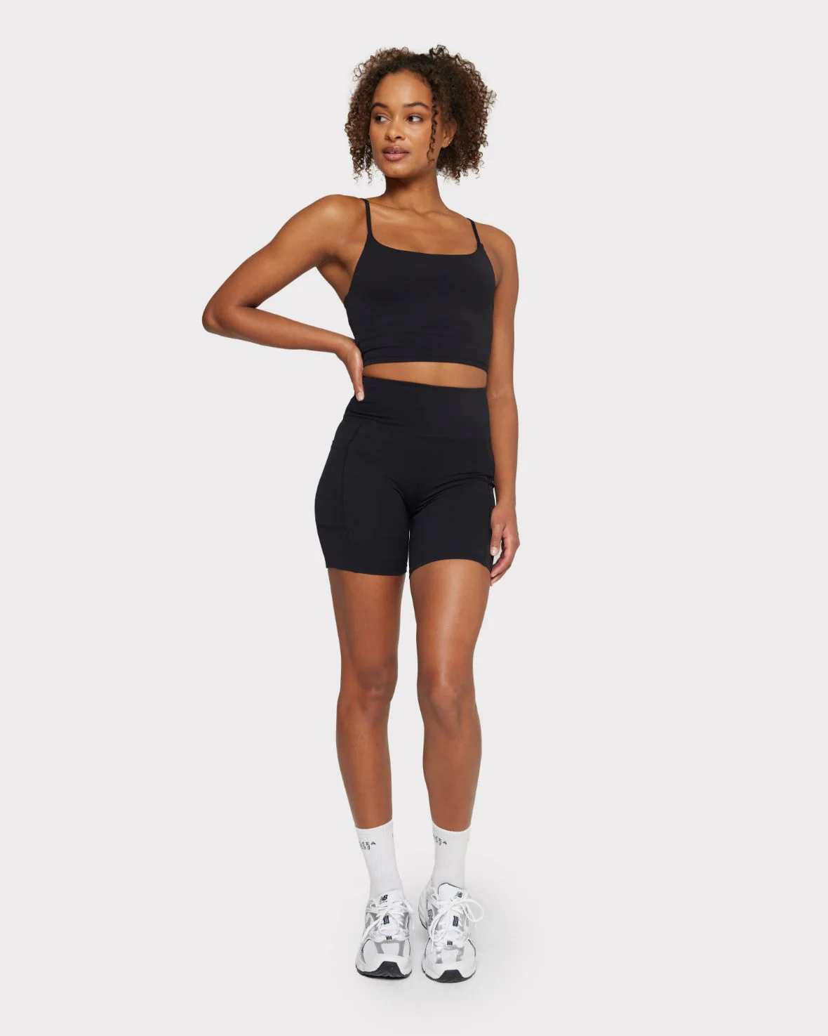Soft + Stretch High-Rise Cycling Shorts - Image 3