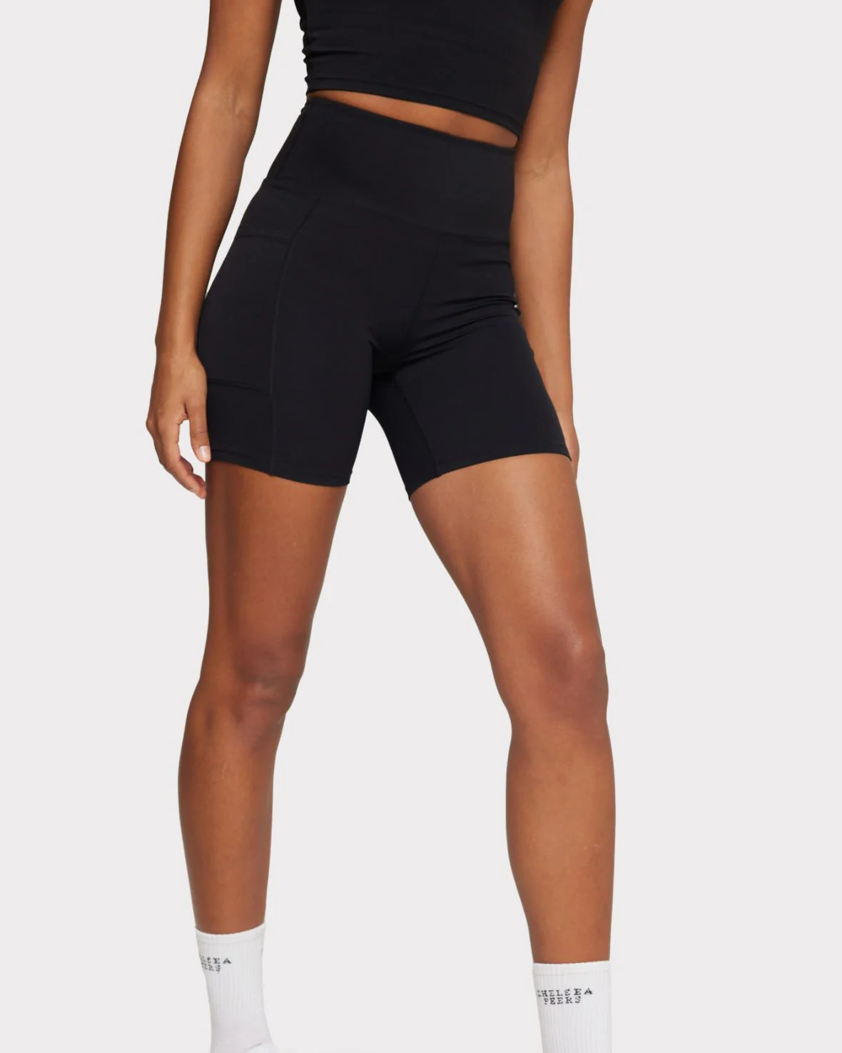 Soft + Stretch High-Rise Cycling Shorts - Image 4