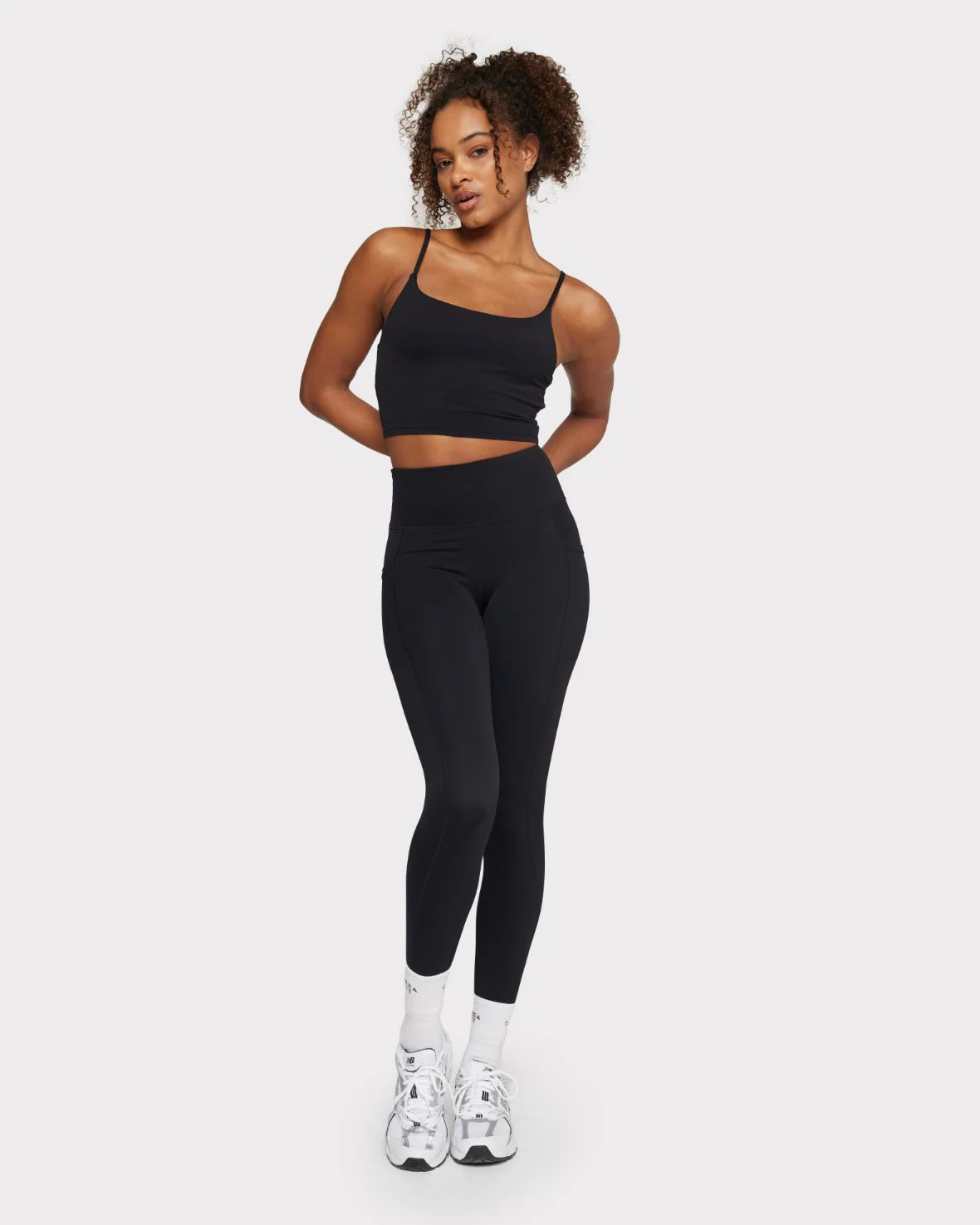 Soft + Stretch High-Rise Leggings - Black - Image 3