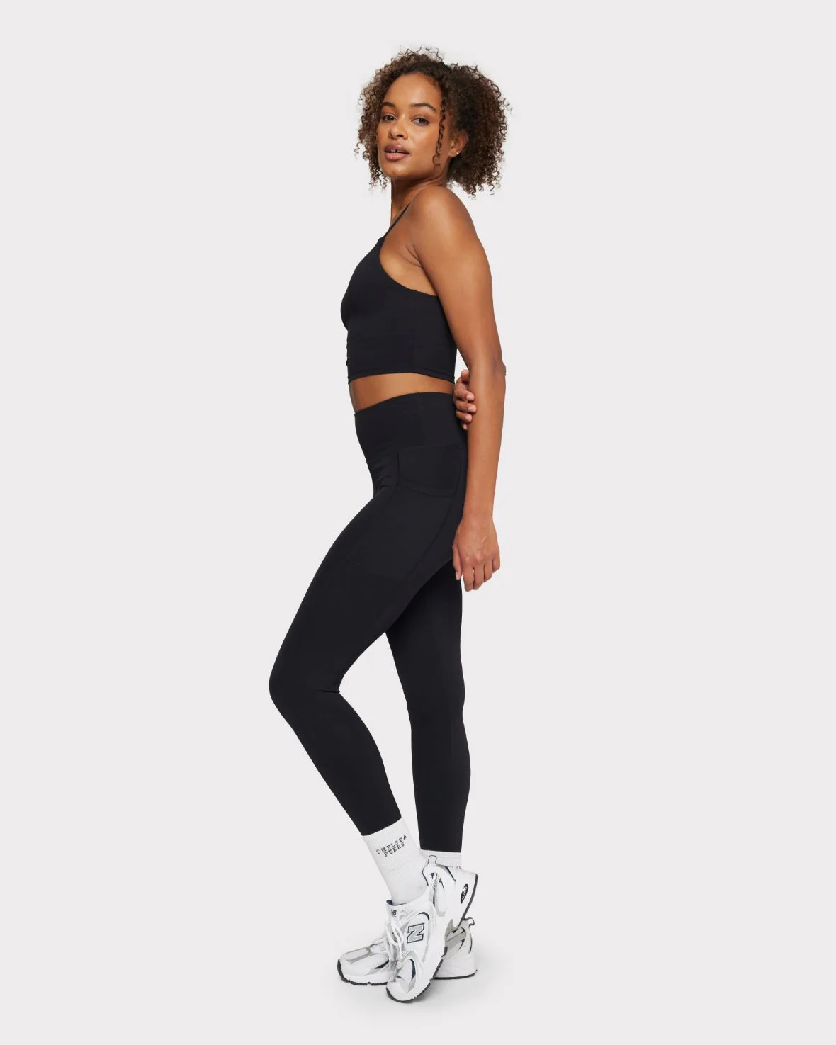 Soft + Stretch High-Rise Leggings - Black - Image 5
