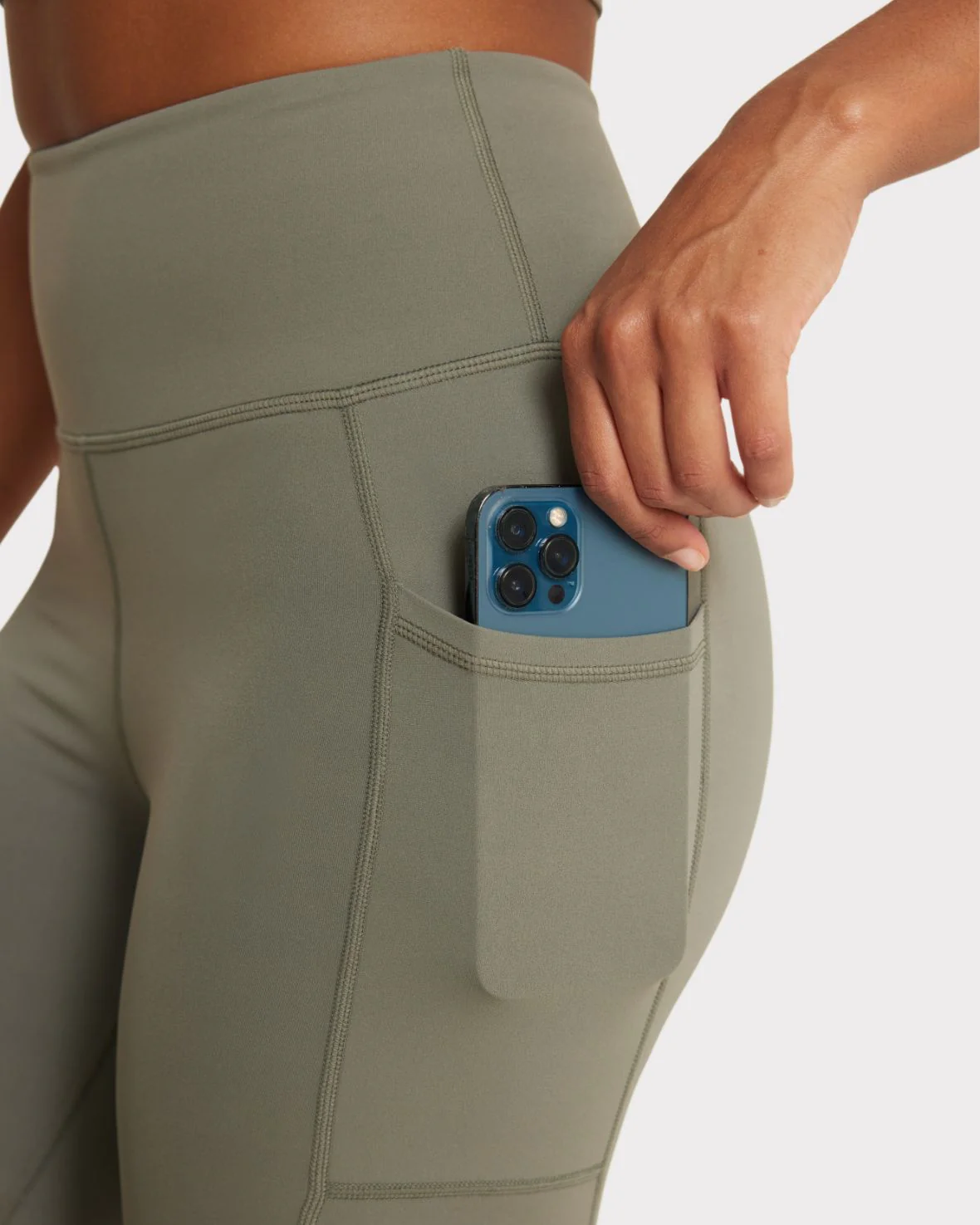 Soft + Stretch High-Rise Leggings - Sage - Image 6