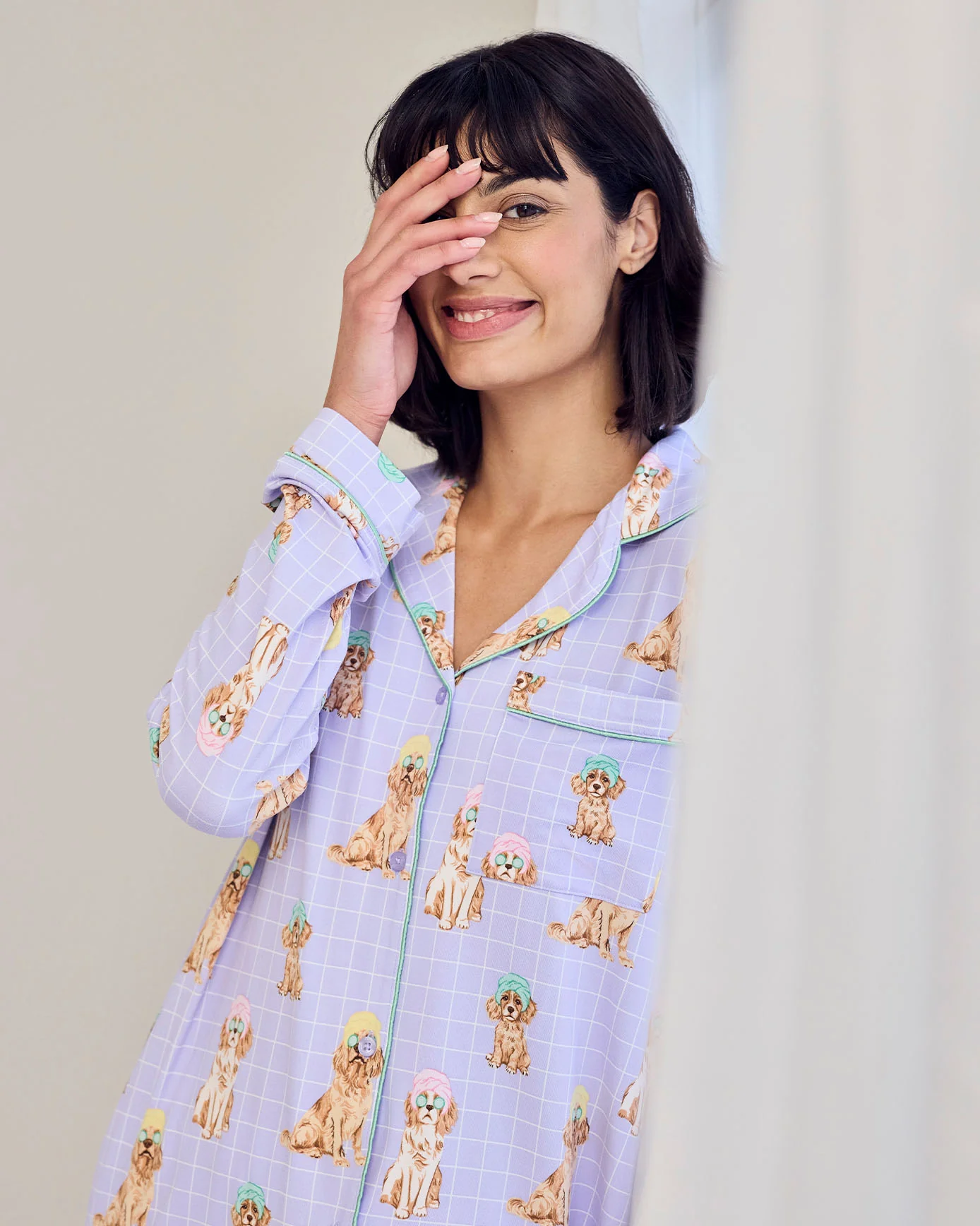 Spa Dogs Print Long Pyjama Set - Image 5